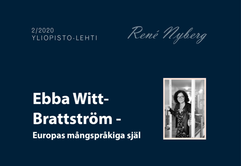 Ebba Witt-Brattström