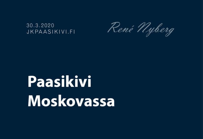 Paasikivi Moskovassa