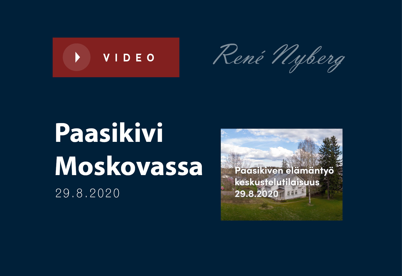 Paasikivi Moskovassa VIDEO