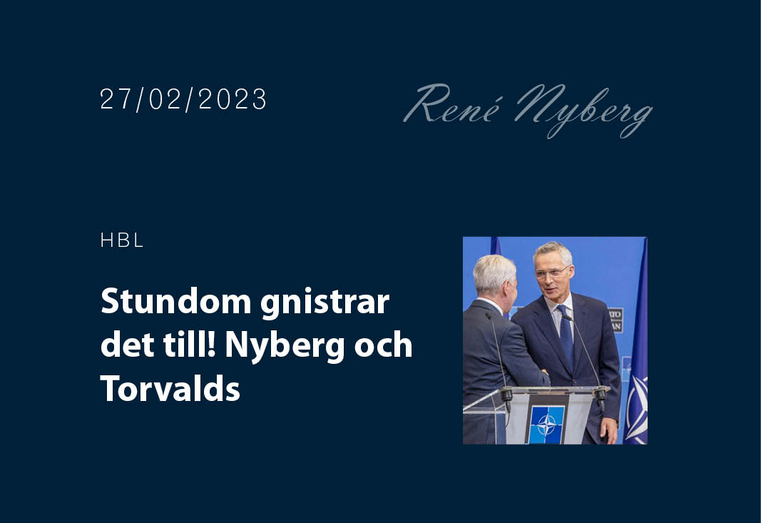 <strong>Stundom gnistrar det till! Nyberg och Torvalds</strong>