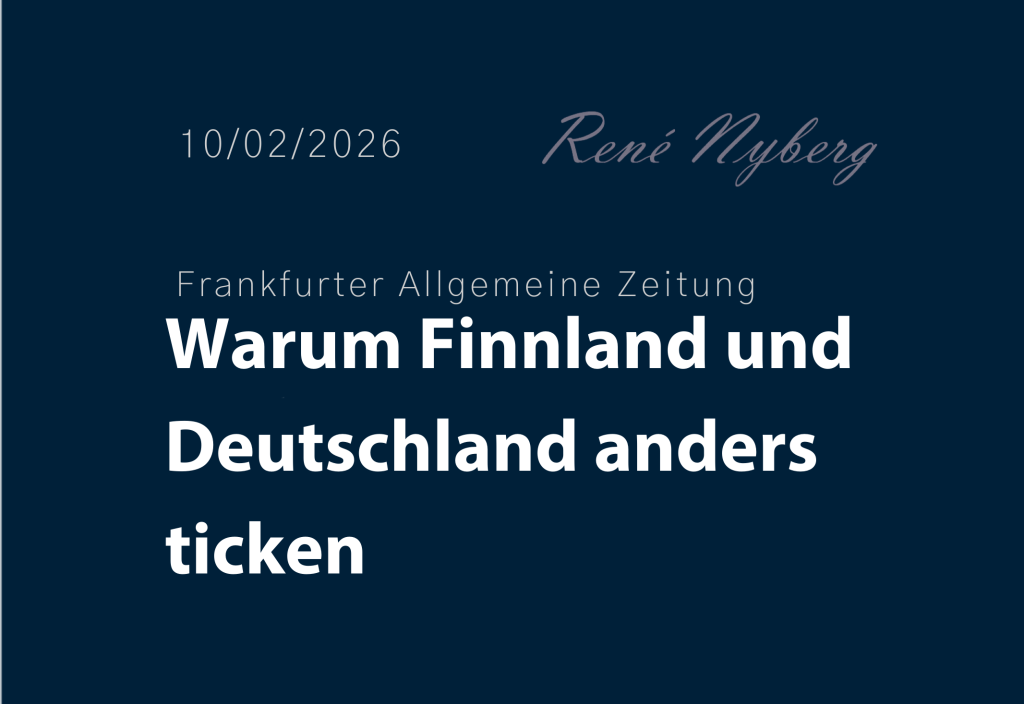 Warum Finnland und Deutschland anders ticken