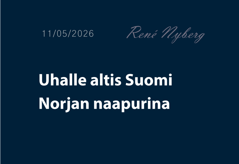 Uhalle Altis Suomi Norjan naapurina