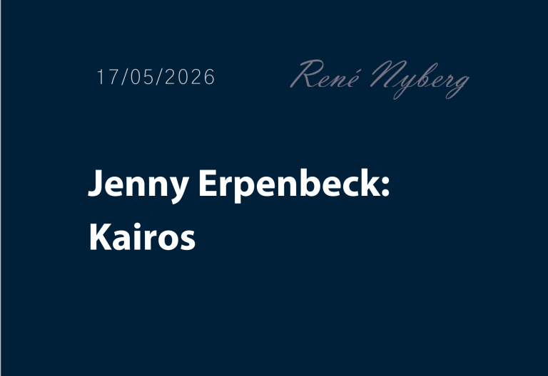 Jenny Erpenbeck: Kairos